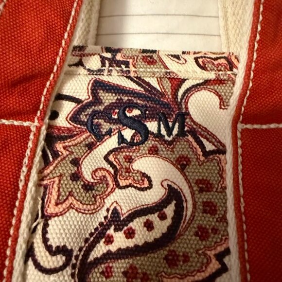 Lands End Boat Tote Monogram CSM Organizer - Picture 2 of 3